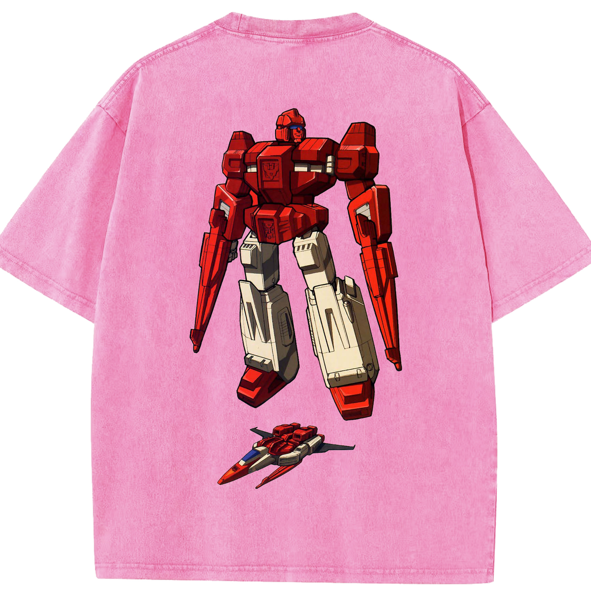 （画像用）  綿100% ヴィンテージ風 半袖Tシャツ（背面プリント）